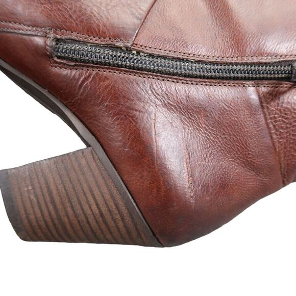 Paul Green Shoes Womens 7.5 Booties Stella Stacked Heel Fashion Leather Classic - Picture 11 of 16